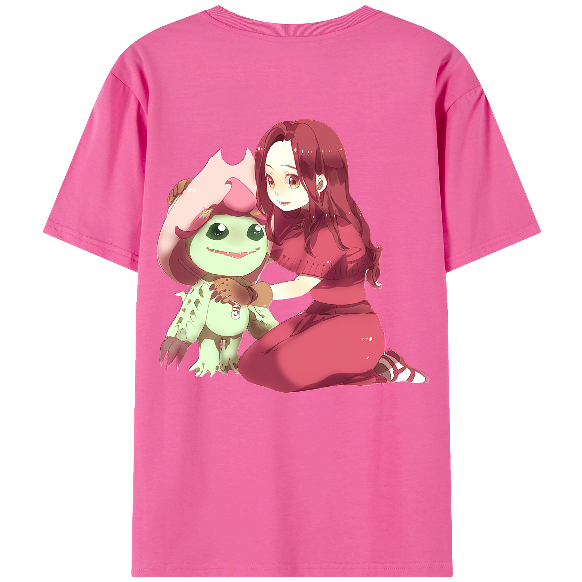 （画像用） Digimon デジタルモンスター/デジモン レディース半袖Tシャツ(バックプリント)